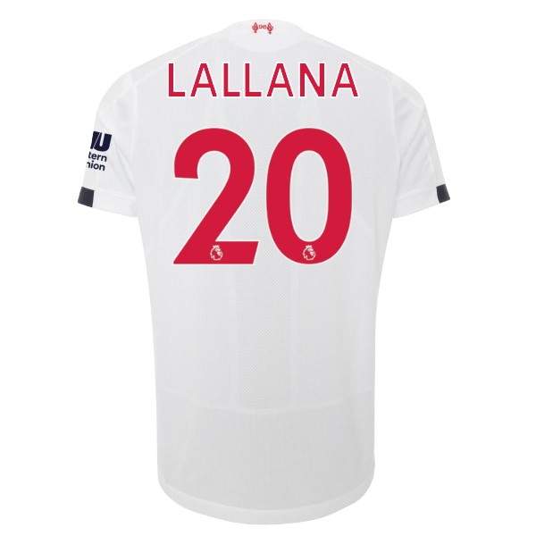 Camiseta Liverpool NO.20 Lallana Segunda equipo 2019-20 Blanco